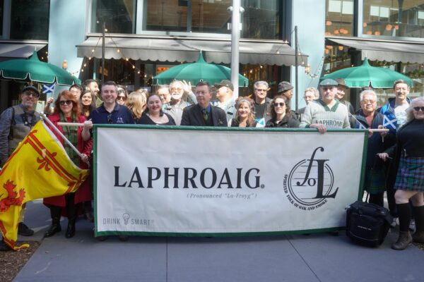 tartan day parade laphroaig