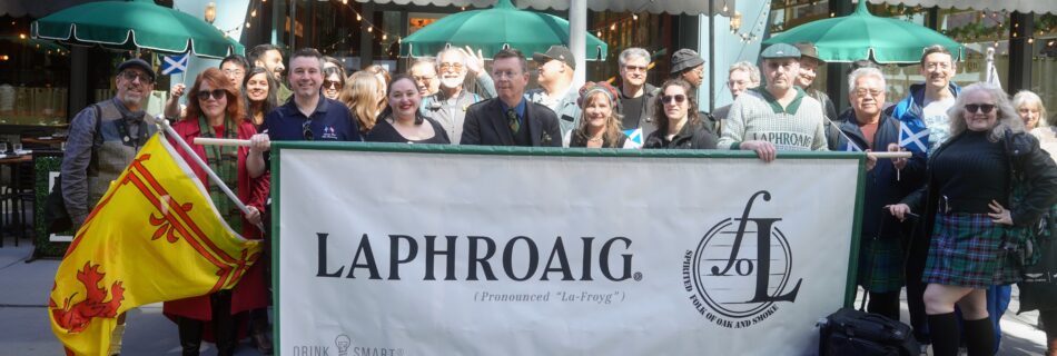 tartan day parade laphroaig